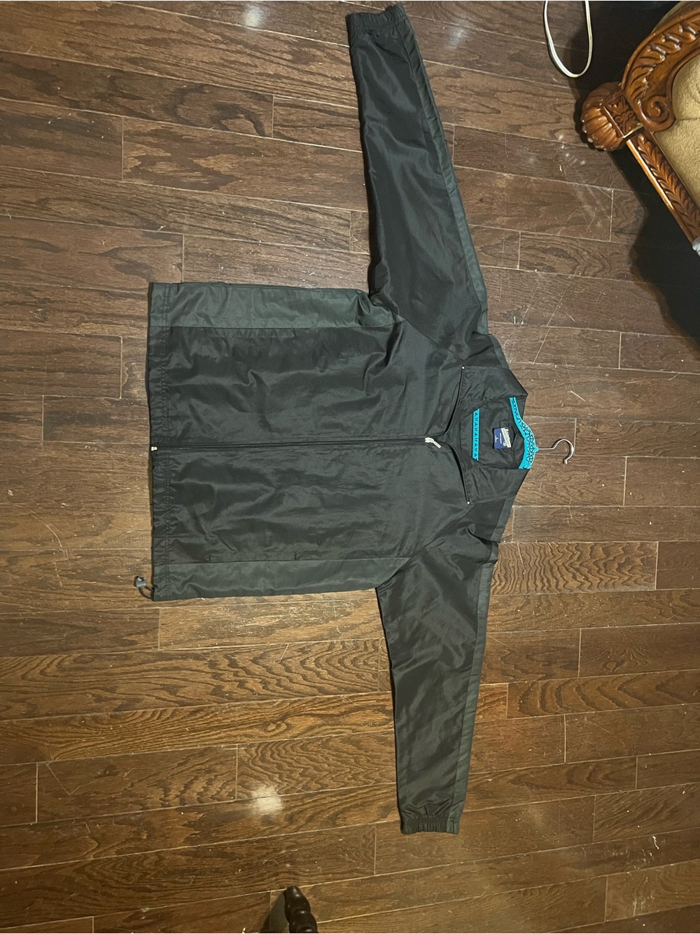 Steve & Barry's Black Men's Windbreaker Jacket